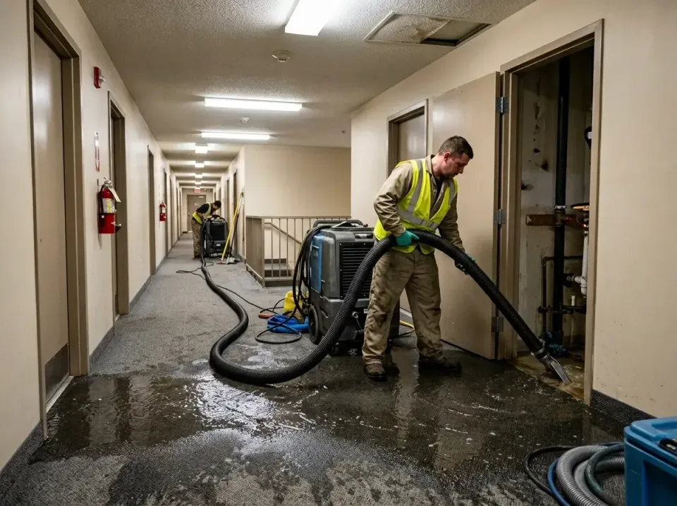 multi-unit-apartment-hallway-f-005 — frequently asked questions, Emergency Burst Pipe Water Extraction & Removal in Murphy,…